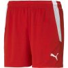 Dámske futbalové šortky Puma, TEAMLIGA SHORTS W červená,biela M