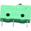 DNK Mikrospínač zelený 250V-5A pájecí oka