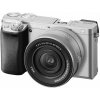 Sony Alpha A6100 A + 16-50mm PZ OS II strieboný