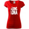 Swimming is in my DNA - Dámske tričko Pure - 2XL ( Červená )