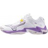 Dámska volejbalová obuv Mizuno, WAVE LIGHTING Z8 W biela,fialová, 37 EU