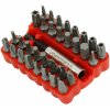Bity Imbus, TORX s otvorom, Tri Wing, súprava 33 dielov - JONNESWAY S29H2133S