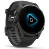 Garmin fenix® 8 – 43 mm, AMOLED, Sapphire, Carbon grey DLC titanium, Black / Pebble grey se silikonovým řemínkem, EU
