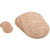 MAKRO - Podložka korok Ovál 4 + 4ks 40x25cm