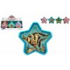 Bludisko hlavolam s guličkou hviezda plast 9cm 4 farby 24ks v boxe