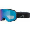 ALPINA Lyžiarske okuliare SLOPE black-black matt Q-LITE blue