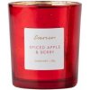 Emocio Sklo 80x90 mm metalické Spiced Apple & Berry, červená vonná sviečka
