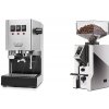Gaggia Classic E24, stainless steel + Eureka Mignon Specialita Compatto, CR chrome