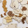 Drevená mapa sveta puzzle Premium