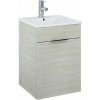 Qubo Plus Skrinka s umývadlom dub strieborný, 59,5 × 41,5 × 40,5 cm, drevotrieska, 166486EC