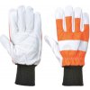 Portwest A290 Oak Chainsaw Pilčícke rukavice oranžová 10/XL