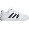 Pánska voľnočasová obuv adidas, GRAND COURT BASE biela,čierna, 44 EU