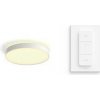 LED stropné svietidlo Philips Hue Enrave XL - biele + Ovládač Philips Hue Dimmer Switch V2