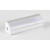 SJ-Tec SJ-ALP1919F Hliníkový profil pre LED, Biely, Priehľadný, 1m