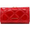 Peterson PTN 55020-PLT červená dámska peňaženka z hovädzej kože 14 x 8,5 x 3,5 cm