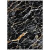 Dywany Łuszczów , Kusový koberec Allure 1963 black/gold, 140x190, čierna, kancelária