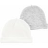 CARTER'S Čiapka White & Grey neutrál 2ks 0-3m