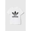 Detské bavlnené tričko adidas Originals TREFOIL TEE biela farba, s potlačou, JE0520 98