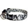 Obojok DINOFASHION Black and White softshell 45/3cm