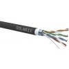Instalační kabel Solarix CAT5E FTP PVC+PE Fca dvojitý plášť 305m/cívka SXKD-5E-FTP-PVC+PE 27655197
