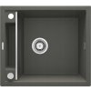 Jednokomorový drez Deante Magnetic, granitový, čierny