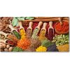 Foto obraz sklo tvrzené farebné korenie 100x50 cm