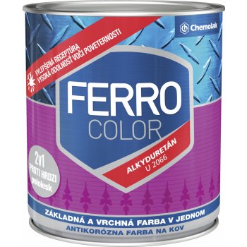 CHEMOLAK FERRO COLOR U 2066 1000 biela 0,3l