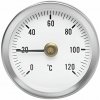 ISO Príložný bimetalový teplomer s pružinou, 0-120 ° C, 8122
