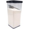 Dóza na potraviny 1,5 l Rotho Loft - LONG Black, čierna