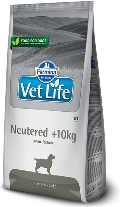 Vet Life dog Neutered >10 kg 2 kg