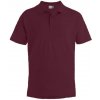 PROMODORO 4001 / Pánska polokošeľa z prstencovej bavlny - burgundy XS