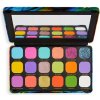 Makeup Revolution Forever Flawless paletka očných tieňov Bird of Paradise 18 x 1,1 g
