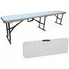 GoodHome Cateringová skladacia lavička 180cm – set 2ks Multistore
