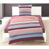 Bierbaum obliečka bavlnený satén 6699 Stripe Berries 140x200/70x90 cm