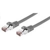 C-TECH kabel patchcord Cat6, FTP, šedý, 3m