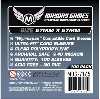 Mayday Games Wyrmspan Compatible Sleeves 57x57mm obaly 100 ks