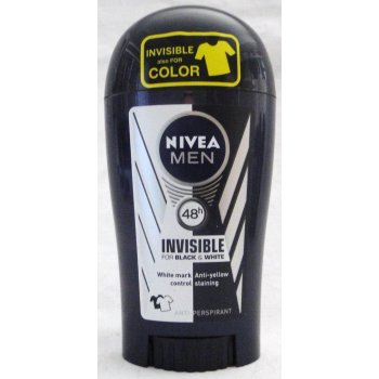 Nivea Invisible for Black & White Clear deostick 40 ml