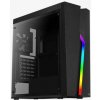 Aerocool MLG Bolt, skrinka ATX, RGB LED ventilátor, čierna, bez zdroja Bolt-A-BK-v1