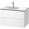 Duravit L-Cube skrinka 82x48.1x55 cm závesná kúpeľňová skrinka pod umývadlo biela LC629101818