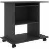 PC stôl na kolieskach 80x50 cm Dekorhome