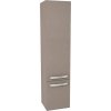 Kúpeľňová skrinka vysoká Devo Vena 2.0 pravá sivá štruktúrovaná 35 x 150 x 33 cm VE2-S1D1SP35-1-F101L65