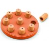 Nina Ottosson Pamlskový hlavolam pre psov Dog Smart Orange Composite 23 x 23 x 6cm Obtiažnosť 1 oranžový