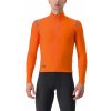 Castelli Tutto Nano RoS, Red orange Veľkosť: 3XL Komfortný a zateplený dres na jar a jeseň