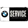 Plechová ceduľa BMW - Service, 20 x 10 cm