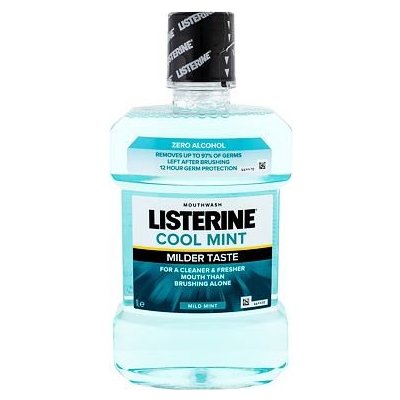 Listerine Cool Mint Mild Taste Mouthwash 1000 ml ústní voda pro svěží dech