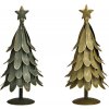 Vianočný stromček kovový, 26 cm (mix 2 farieb /cena za 1 ks)