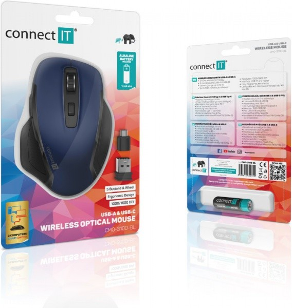Connect It Dual SmartSwitch CMO-3100-BL