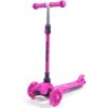 Trojkolka Scudoo Kido Pro so svietiacimi kolieskami - ružová