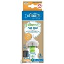 Dr Brown's options Wide neck anti colic plastová biela so silikón cumľom level 1 1 ks 150 ml