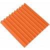 ProfiGaráž Akustický panel - klin 50x50x5cm oranžový